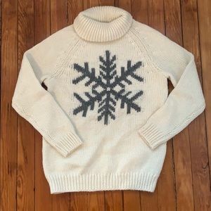 Snowflake Wool Sweater